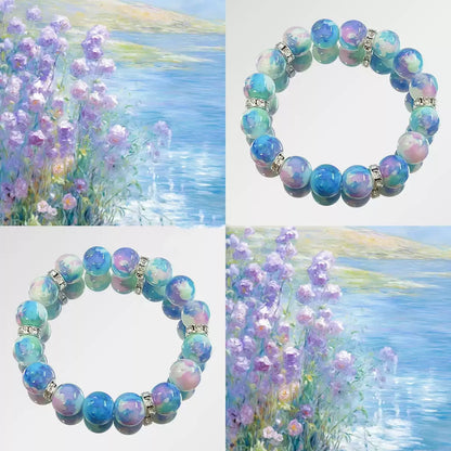 Bracciale Fiorita Blu Viola