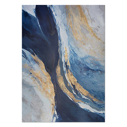 Quadro marmo blu giallo