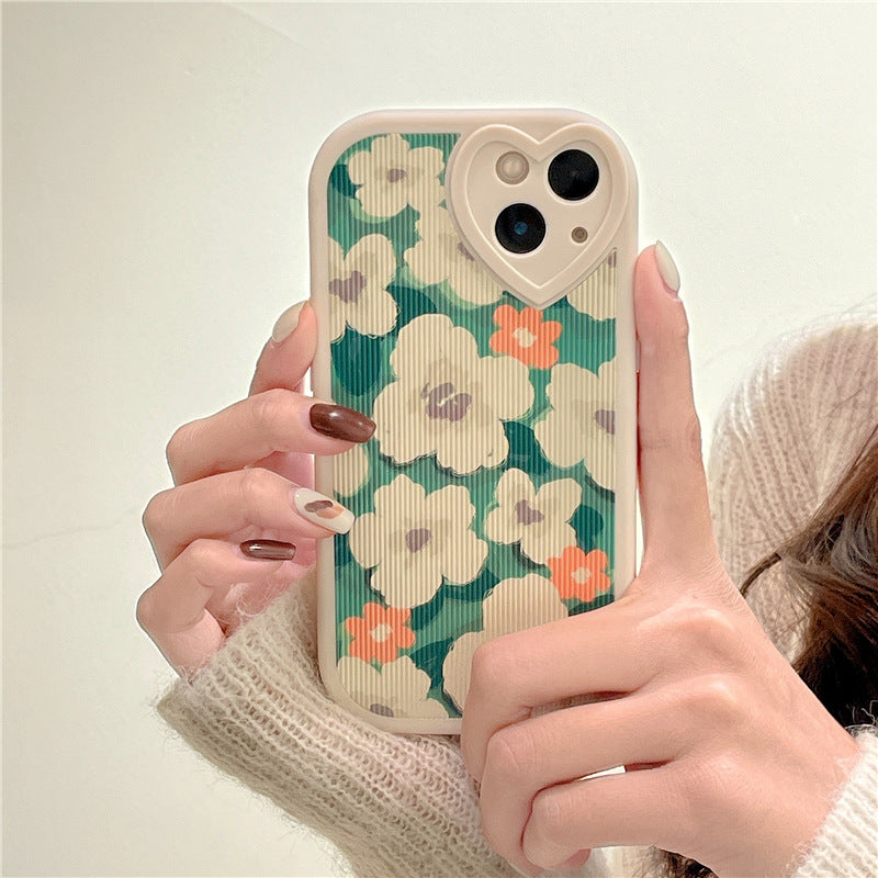 Custodia Telefono Fiori Dipinti