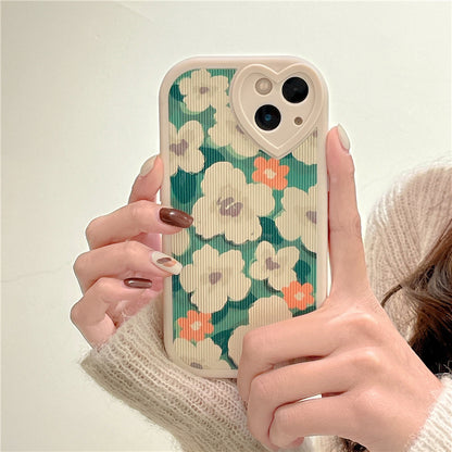 Custodia Telefono Fiori Dipinti