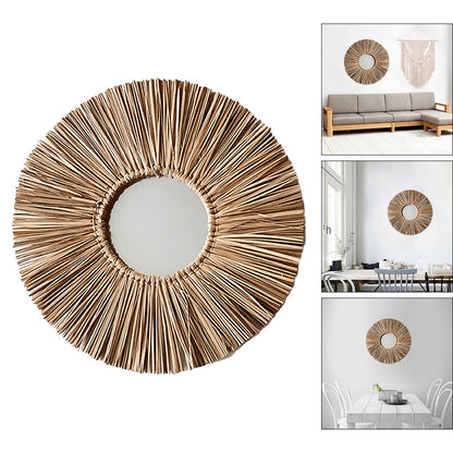 Specchio da parete con nappine