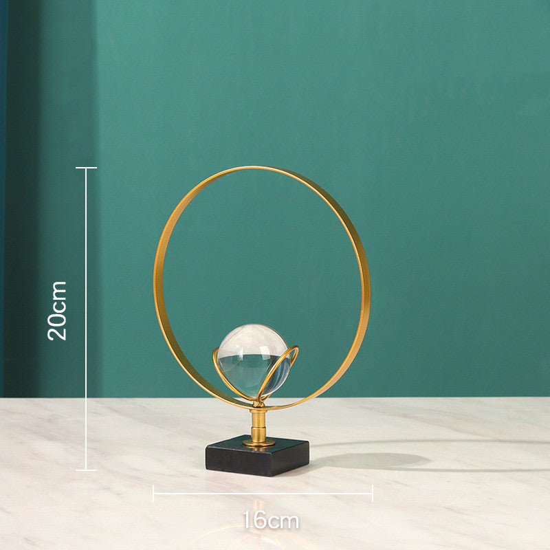 Sfera di cristallo decorativa
