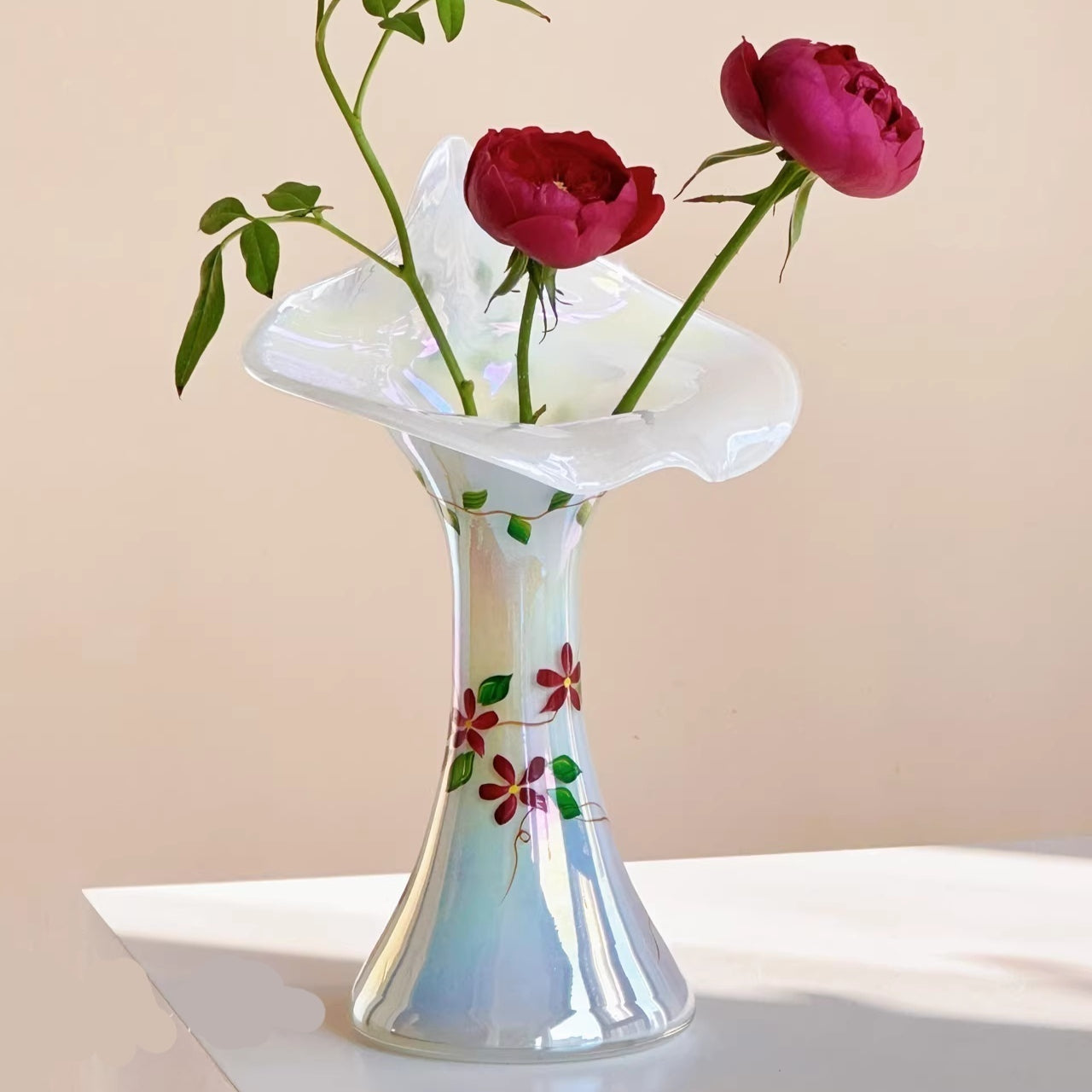 Vaso giglio smaltato