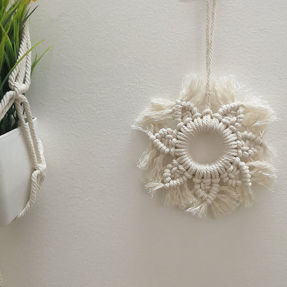 Ciondolo stella cotone boho