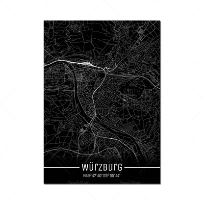 Quadro mappa