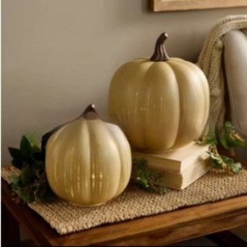 Ornamento Zucca Halloween Vetro