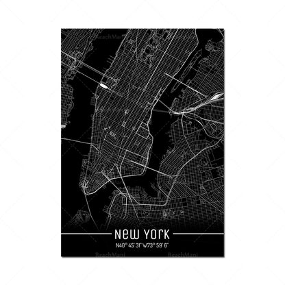 Quadro mappa