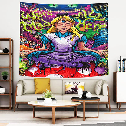 Arazzo Hippie Psicodelico