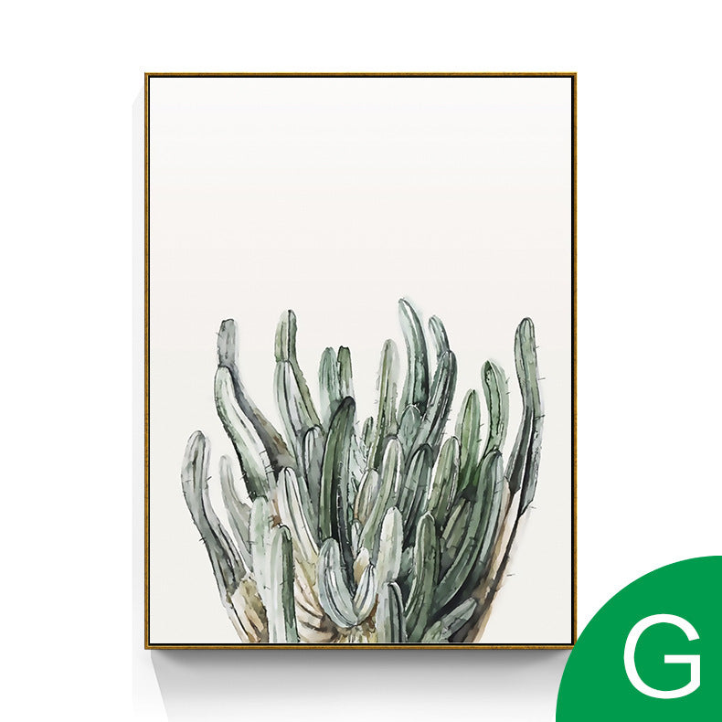 Quadro foglie verdi