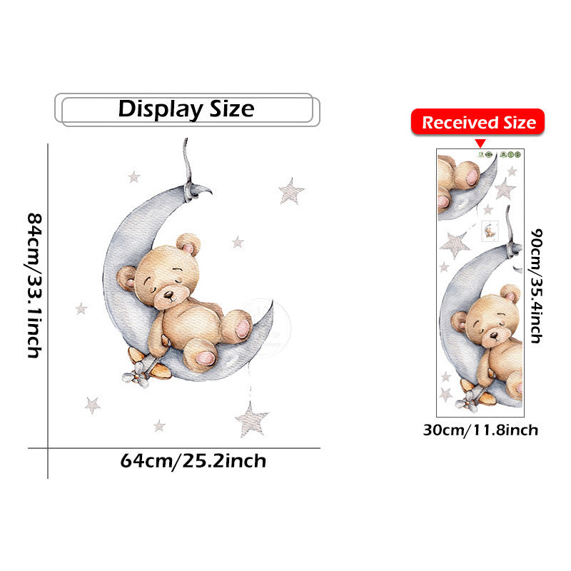 Sticker Orso e Luna