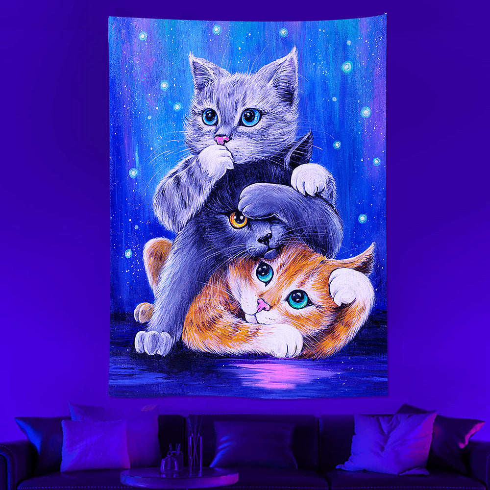 Arazzo Neon Animali
