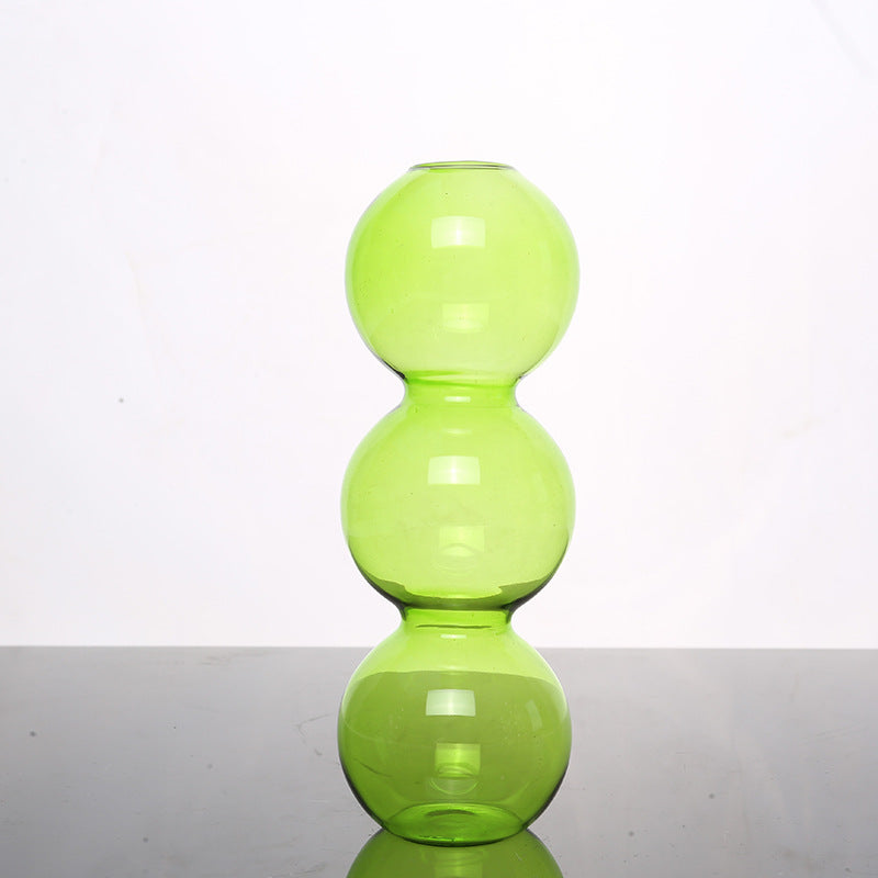 Vaso sferico in vetro