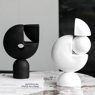 Quadro Astratto Bianco e Nero