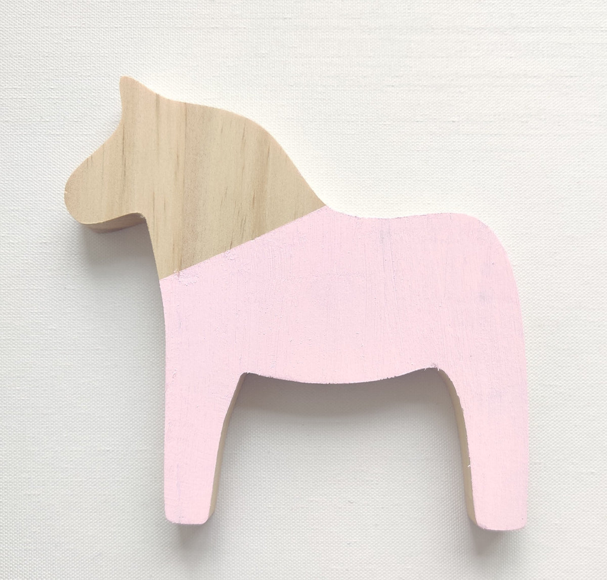 Ornamento cavallo legno