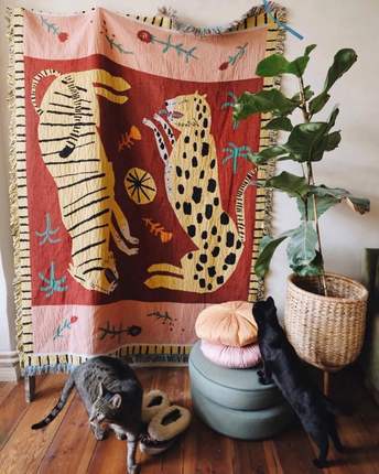 Tappeto arcobaleno scandinavo
