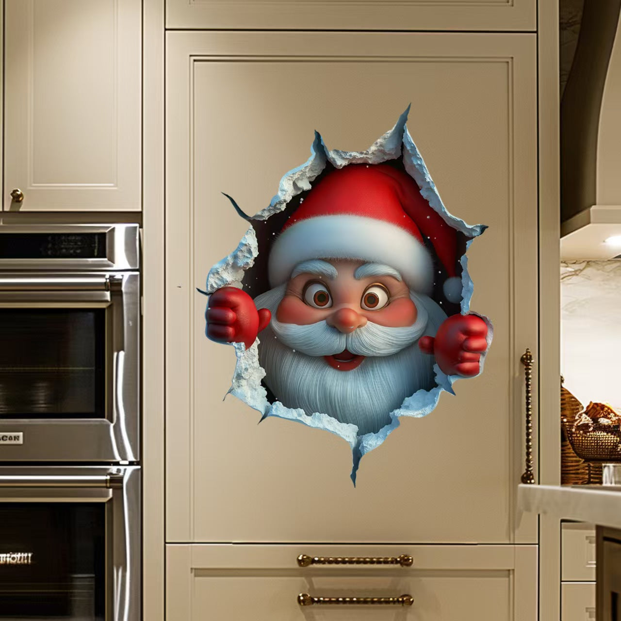 Adesivo Babbo Natale 3D