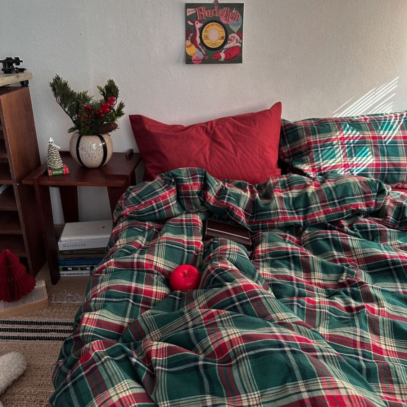 Set biancheria tartan