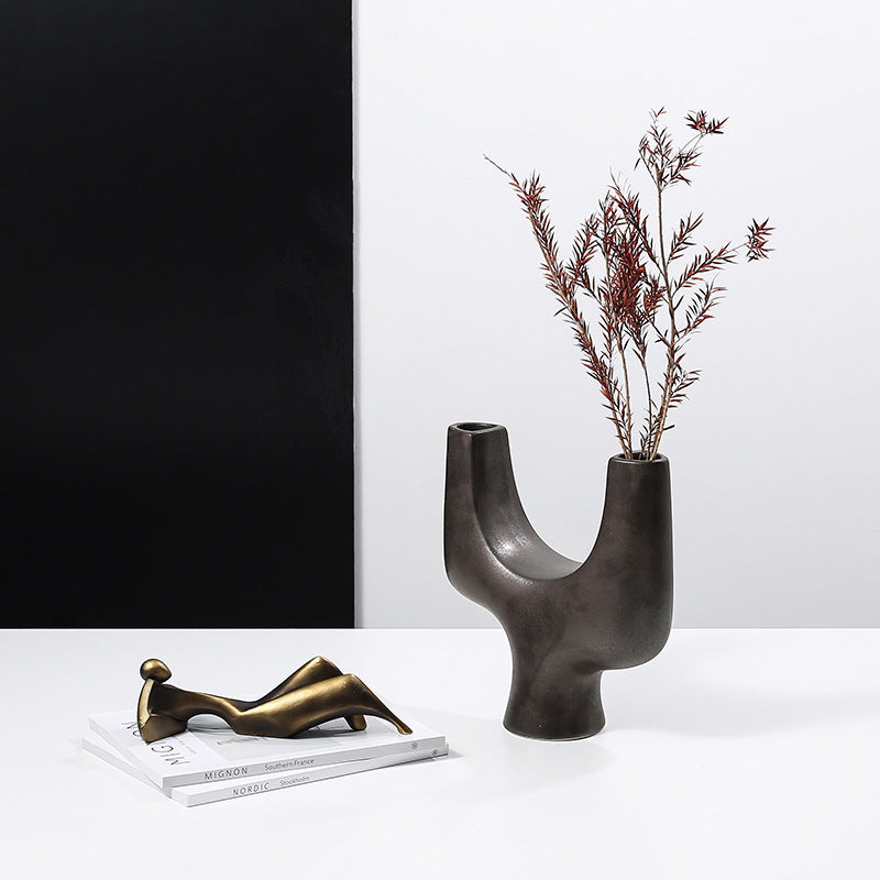 Vaso ceramica astratto