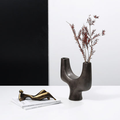 Vaso ceramica astratto