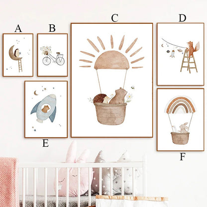 Quadro cartoon senza cornice