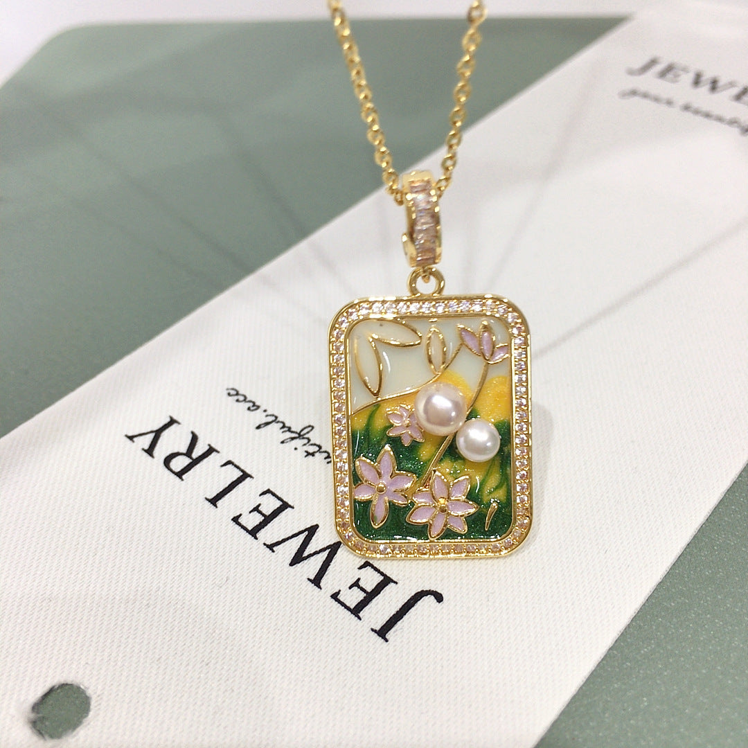 Collana Perla d'Acqua Dolce Giardino