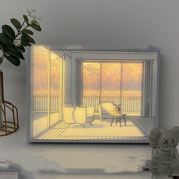 Quadro Minimalista Luminoso