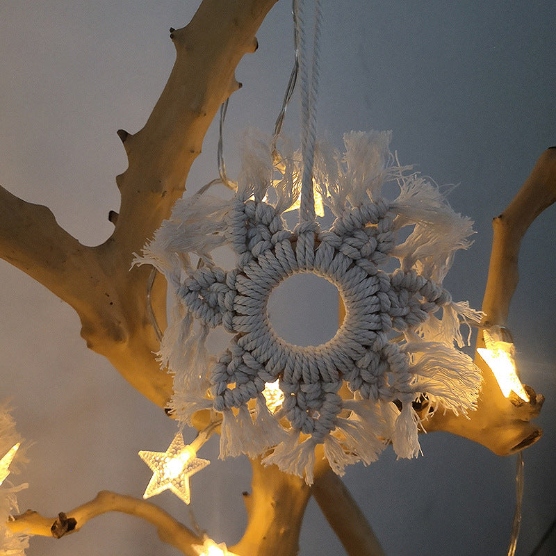 Ciondolo stella cotone boho