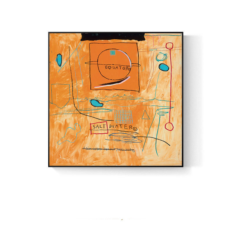 Quadro graffiti stile industriale
