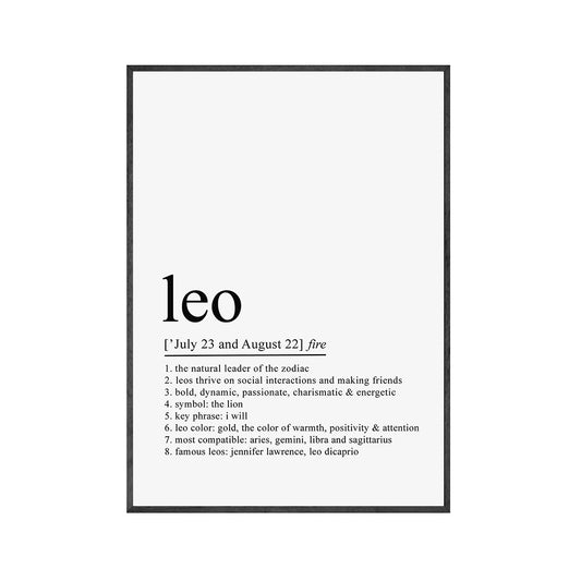 Poster Costellazioni dello zodiaco