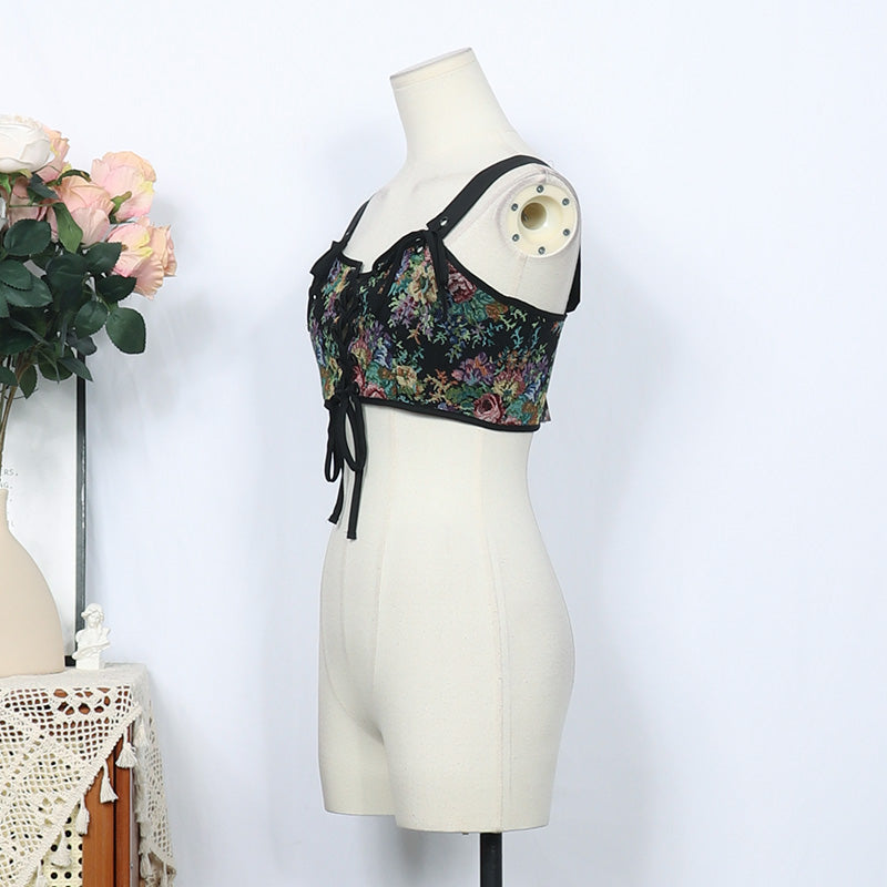 Gilet Vintage Dipinto Olio