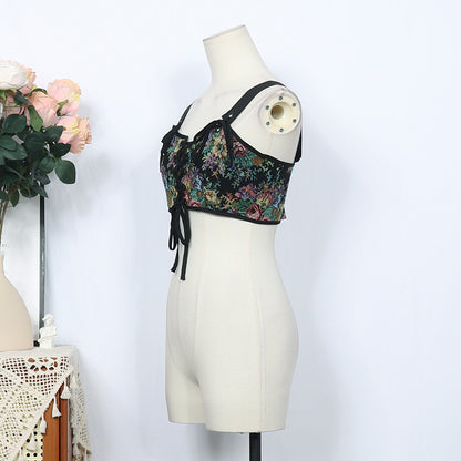 Gilet Vintage Dipinto Olio