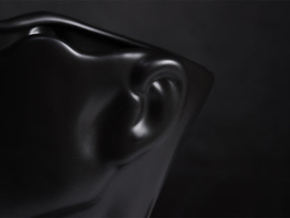 Scultura ceramica volto