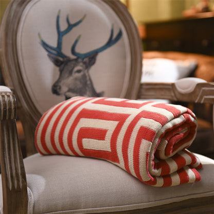 Coperta maglia stile nordico