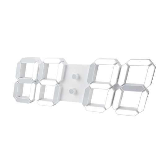 Orologio da parete LED bianco nero