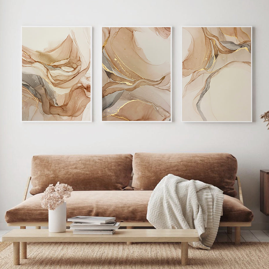 Quadro marmo oro