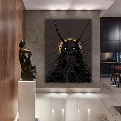 Adesivo murale Mostro nero