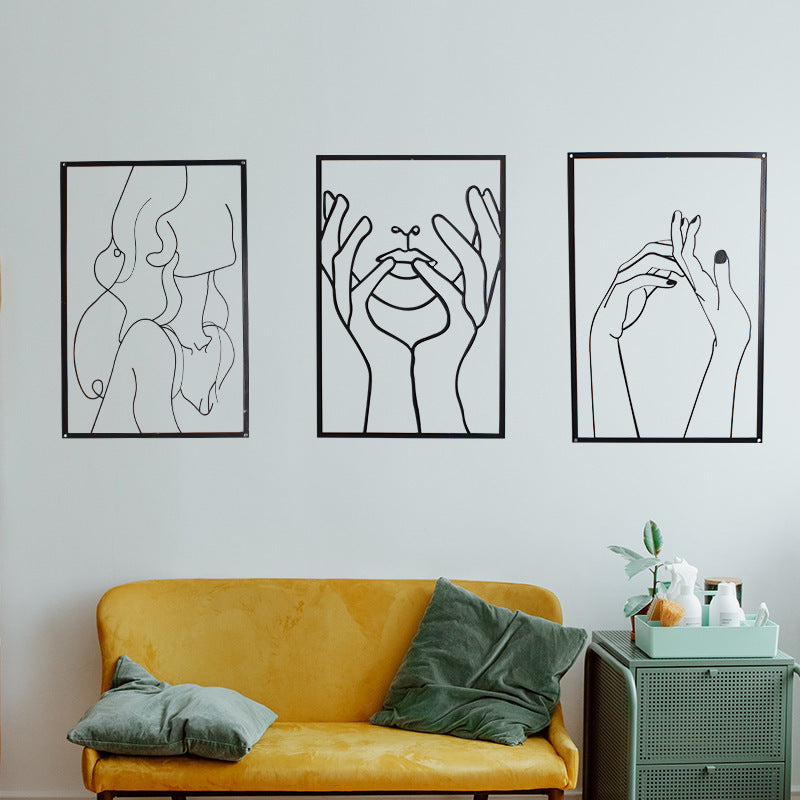Quadro silhouette da parete