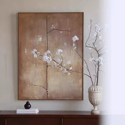 Quadro wabi-sabi dipinto a mano