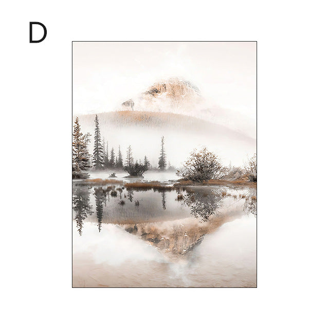 Paesaggio nordico autunno
