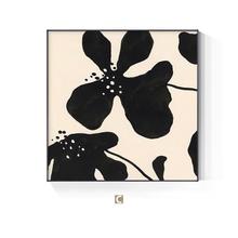 Quadro orchidea bianco nero