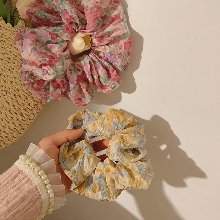 Elastico capelli fiori