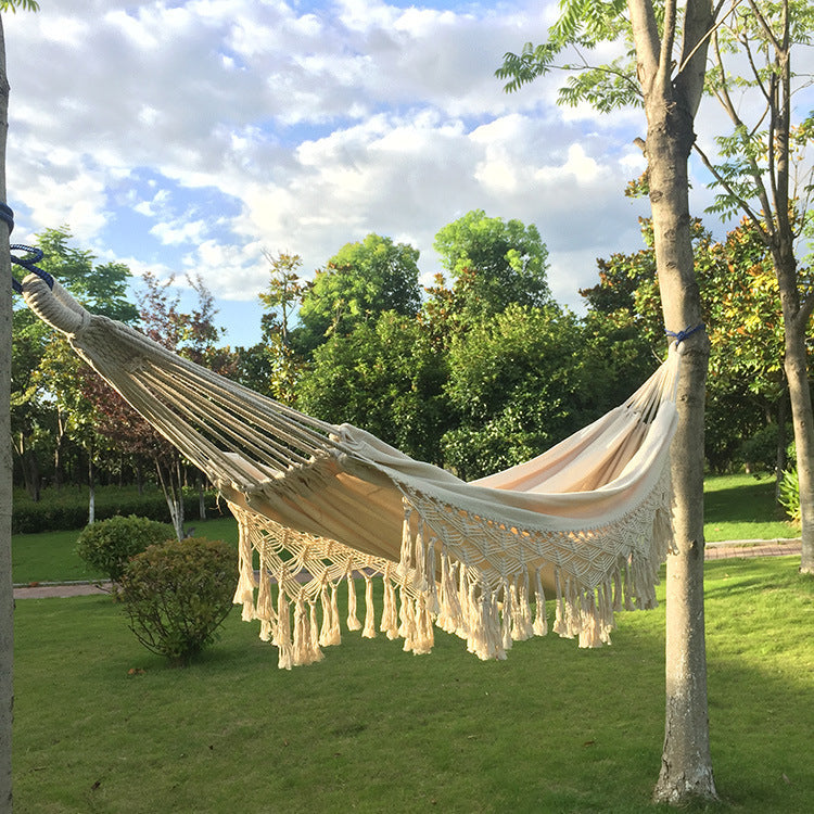 Amaca doppia con nappine