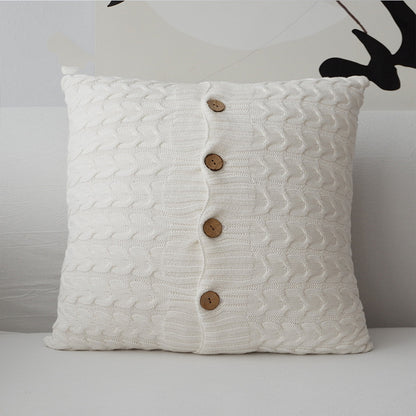Cuscino pois bianco e nero