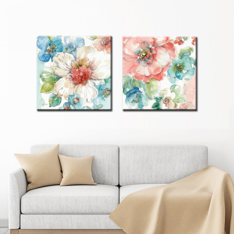 Quadro floreale acquerello