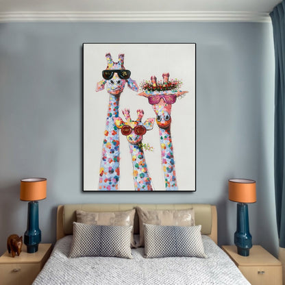Tela Giraffa Graffiti