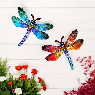 Decorazione libellula metallo