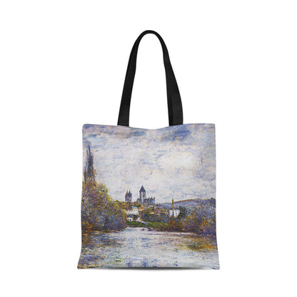 Borsa tela tramonto dipinto