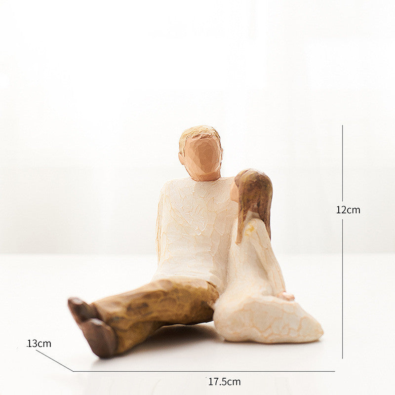 Statuetta Famiglia Nordica