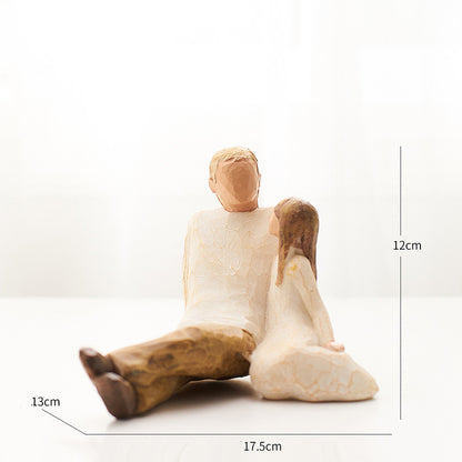 Statuetta Famiglia Nordica