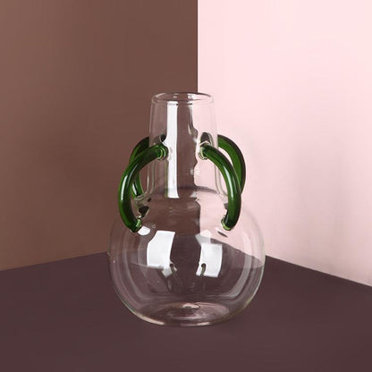 Vaso vetro sfumato artigianale